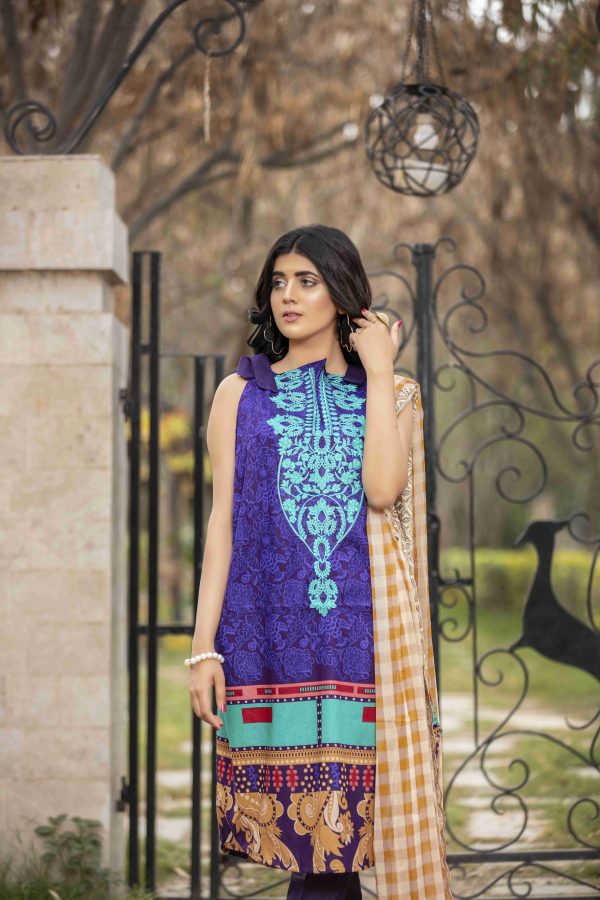 MARYAM RIZWAN LUXURY LAWN SS’21 (CUTWORK DUPATTA) – 02 – NKH GROUP