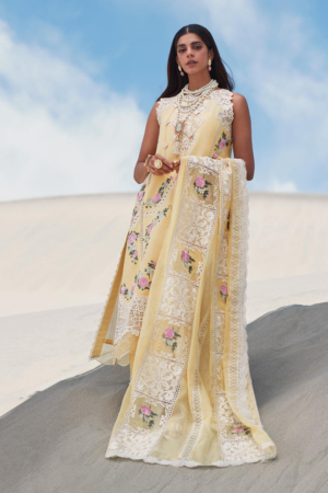 Crimson by Saira Shakira Embroidered Lawn Suits Unstitched 3 Piece CR2LS 3A-Serendipity - Luxury Collection-