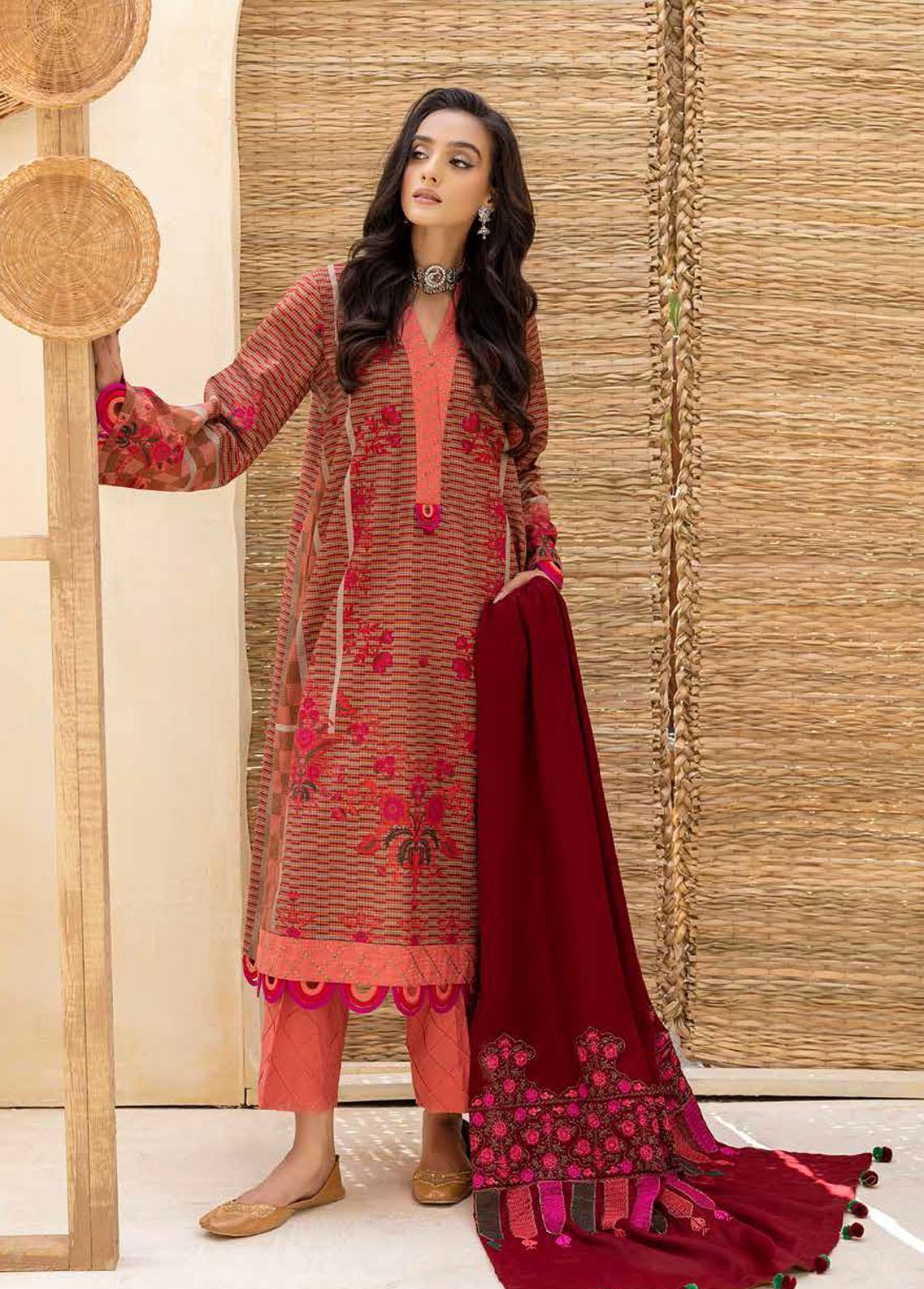 Charizma Embroidered Khaddar Suits Unstitched Piece CRZ22WK CKD