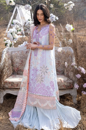 Asifa & Nabeel Aleyna Luxury Lawn'23 - Daisy B (ASL–06)