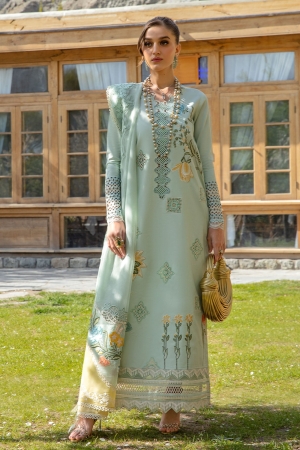Crimson by Saira Shakira Embroidered Lawn Suits Unstitched 3 Piece CR24L D4B Into The Wild - Summer Collection