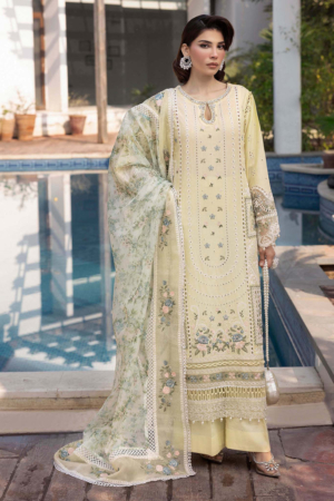 Adan Libas - Summer's Dreams Luxury Un-Stitched Lawn Embroidered'25 - ALSD-06