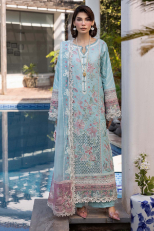 Adan Libas - Summer's Dreams Luxury Un-Stitched Lawn Embroidered'25 - ALSD-09