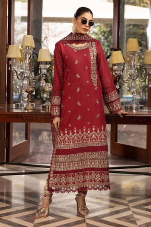 Adan Libas - Summer's Dreams Luxury Un-Stitched Lawn Embroidered'25 - ALSD-01
