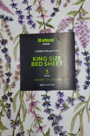 Gulahmed Luxury King Size Bedsheet (100% Pure Cotton) - GLB-01