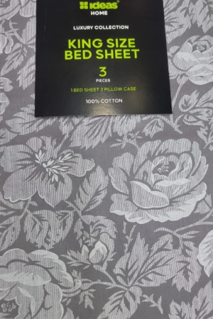 Gulahmed Luxury King Size Bedsheet (100% Pure Cotton) - GLB-10