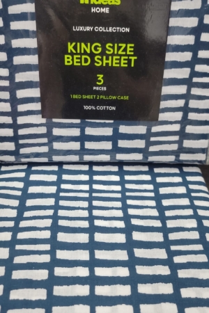 Gulahmed Luxury King Size Bedsheet (100% Pure Cotton) - GLB-19
