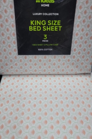 Gulahmed Luxury King Size Bedsheet (100% Pure Cotton) - GLB-20