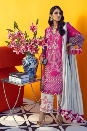 Sana Safinaz Luxury Muzlin Lawn Embroidered - M223-02A-CH