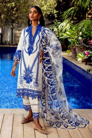 Sana Safinaz Luxury Muzlin Lawn Embroidered - M213-003B-CS