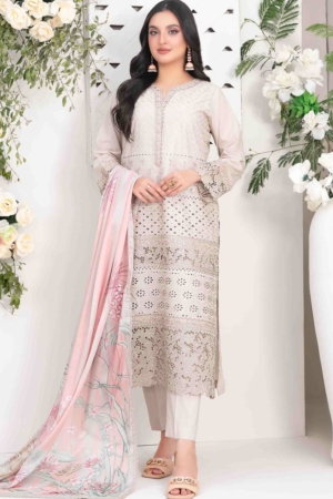 Tawakkal - Meethi Meethi Eid - Saija Schiffli Embroidered Suits - D-1229