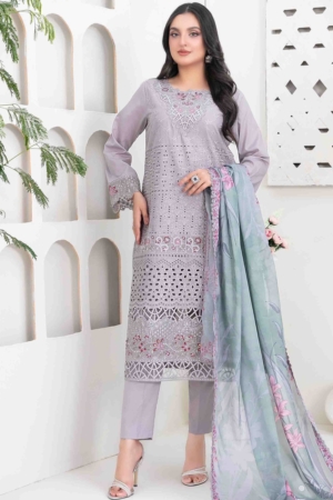 Tawakkal - Meethi Meethi Eid - Saija Schiffli Embroidered Suits - D-1231