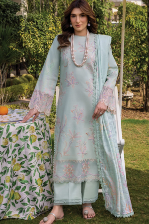 Rang Rasiya - Florence Embroidered Lawn Suit Unstitched 3 Piece RR25F D-10 Shireen - Summer Collection