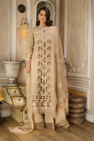 Sobia Nazir Embroidered Lawn Suit Unstitched 3 Piece SNLL D-13A - Summer Collection