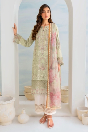 Iznik - Guzel Embroidered Lawn Suit Unstitched 3 Piece IZ24G IGL-02 - Summer Collection