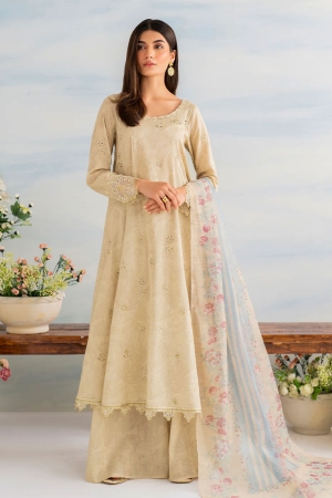 Iznik - Guzel Embroidered Lawn Suit Unstitched 3 Piece IZ24G IGL-03 - Summer Collection