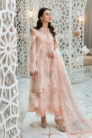 Maria B Embroidered Suits Unstitched 3 Piece MB25VL D-13A - Luxury Collection