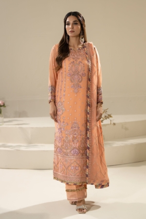 Imrozia - Nisha Premium Embroidered Chiffon 3 Piece Suit - M-83 Zimal