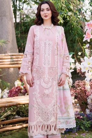 Manara Embroidered Lawn Suits Unstitched 3 Piece MNA23LL ML-01 Serena - Luxury Collection