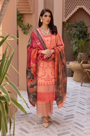 Carnation By Rang Rasiya Embroidered Karandi Suits Unstitched 3 Piece RR23FLL D-17 Miray - Winter Collection