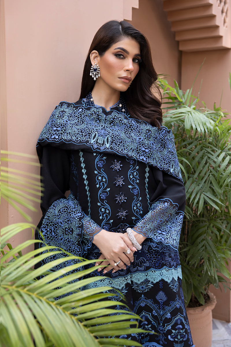 Carnation By Rang Rasiya Embroidered Organza Suit Unstitched 3 Piece RR24CE D-07 Erica - Winter Collection