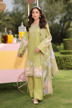 Lifestyle by Rang Rasiya Embroidered Lawn Suits Unstitched 3 Piece RR25V07SL D-11 Elysia - Summer Collection