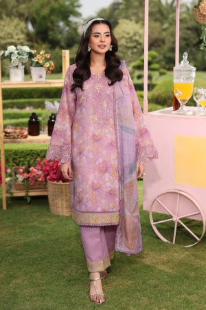 Lifestyle by Rang Rasiya Embroidered Lawn Suits Unstitched 3 Piece RR25V07SL D-04 Coco - Summer Collection