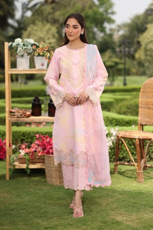 Lifestyle by Rang Rasiya Embroidered Lawn Suits Unstitched 3 Piece RR25V07SL D-02 Jade - Summer Collection