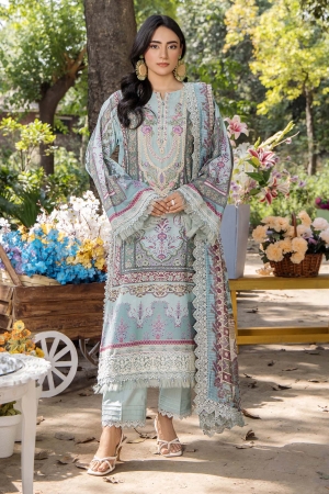 Jasmine by Adan Libas Luxury Lawn Embroidered 3PC Un-Stitched Suits - JAL25-05