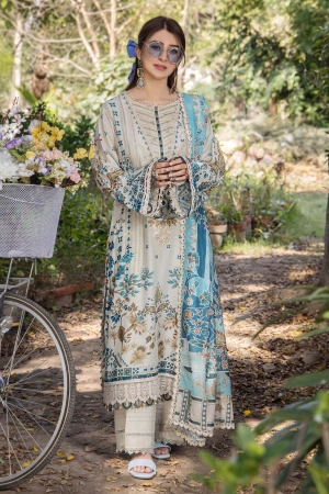 Jasmine by Adan Libas Luxury Lawn Embroidered 3PC Un-Stitched Suits - JAL25-01