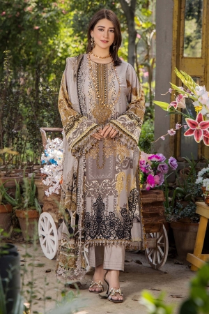 Jasmine by Adan Libas Luxury Lawn Embroidered 3PC Un-Stitched Suits - JAL25-09
