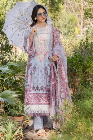 Jasmine by Adan Libas Luxury Lawn Embroidered 3PC Un-Stitched Suits - JAL25-03