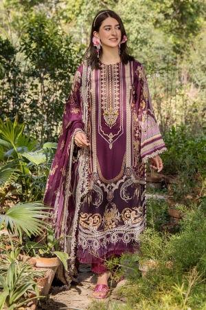 Jasmine by Adan Libas Luxury Lawn Embroidered 3PC Un-Stitched Suits - JAL25-07