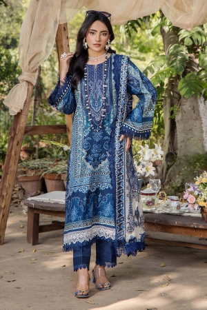 Jasmine by Adan Libas Luxury Lawn Embroidered 3PC Un-Stitched Suits - JAL25-08