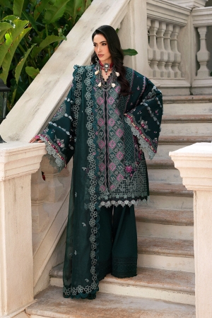 Kalani by Republic Womenswear Embroidered Lawn Suits Unstitched 3 Piece RW25KL RP-D1B Zehra - Summer Collection