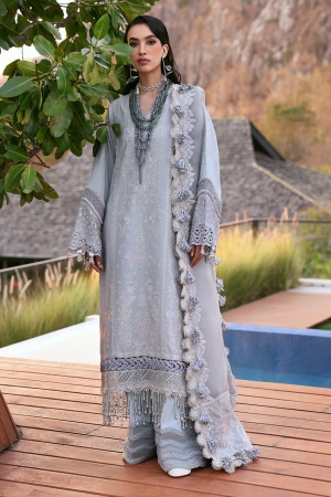 Kalani by Republic Womenswear Embroidered Lawn Suits Unstitched 3 Piece RW25KL RP-D3B Sitara - Summer Collection