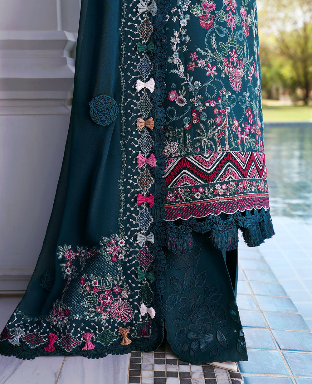 Kalani by Republic Womenswear Embroidered Lawn Suits Unstitched 3 Piece RW25KL RP-D5A Meher - Summer Collection