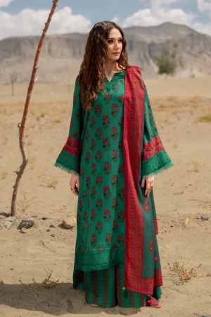 M Basics by Maria B Printed Linen Suits Unstitched 3 Piece MB24MB D-02 B - Winter Collection