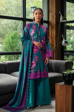 M Basics by Maria B Printed Khaddar Suits Unstitched 3 Piece MB24MB D-03 B - Winter Collection