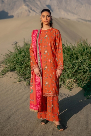 M Basics by Maria B Printed Khaddar Suits Unstitched 3 Piece MB24MB D-05 B - Winter Collection