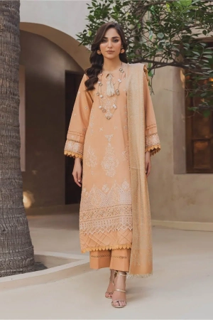 Mahrosh by Panache Embroidered Dhanak Suit Unstitched 3 Piece MBC25 -02 – Winter Collection