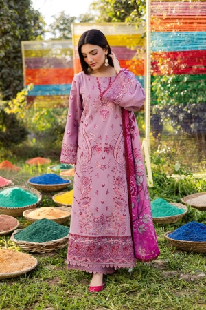 Ramsha - Riwayat Luxury Lawn Embroidered 3PC Un-Stitched Suits - RY25-1209