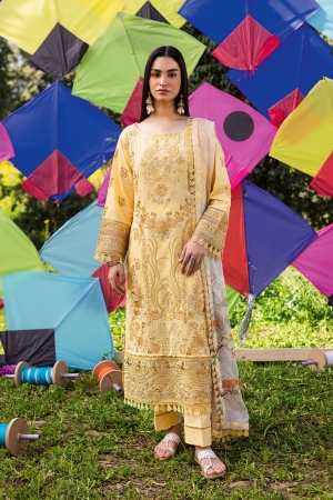Ramsha - Riwayat Luxury Lawn Embroidered 3PC Un-Stitched Suits - RY25-1207
