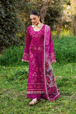 Ramsha - Riwayat Luxury Lawn Embroidered 3PC Un-Stitched Suits - RY25-1202