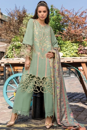 Carnation By Rang Rasiya Embroidered Karandi Suit Unstitched 3 Piece RR24CE D-06 Lisa - Winter Collection