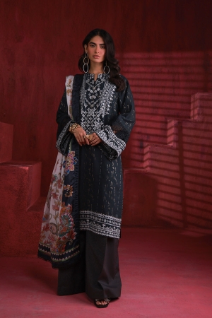 Salitex Zaria Luxury Lawn Embroidered Suits 3pc Un-Stitched - UNS24MI027UT