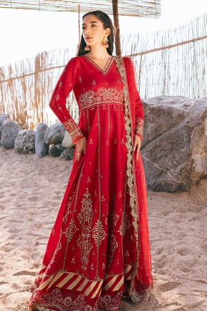 Sagar Kinaray by Zarposh Embroidered Lawn Suits Unstitched 3 Piece ZP25S Ghazal - Summer Collection