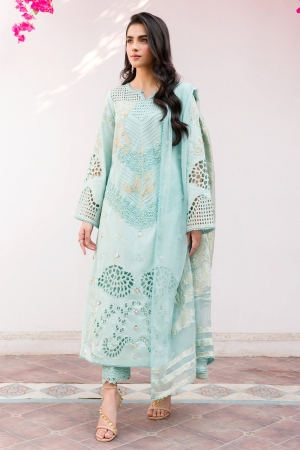 Charizma Eid Edit Embroidered Lawn Suit Unstitched 3 Piece ED4-12 - Eid Collection
