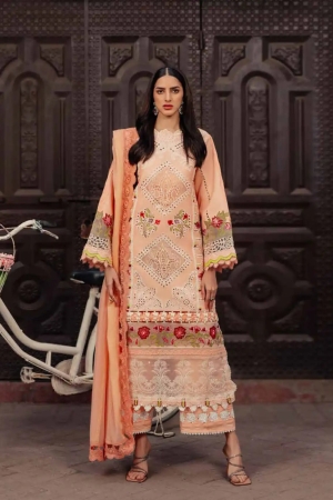 Parishay - Fashion Street Embroidered Lawn Suits Unstitched 3 Piece PFS-10 - Eid Collection