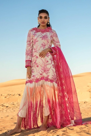 Rang Rasiya Embroidered Lawn Suits Unstitched 3 Piece RR23SP 03 Mia - Premium Collection